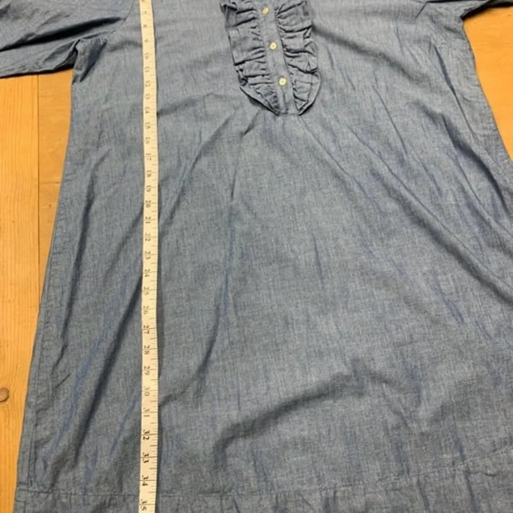 J. Crew Blue Long Sleeve Dress - Picture 9 of 9